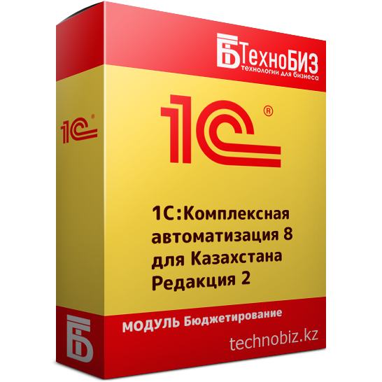 Модуль Бюджетирование для 1С КА 8 для Казахстана (с лого) белый фон